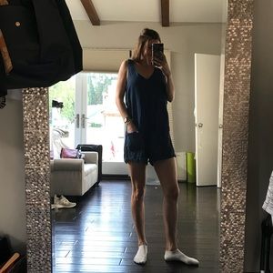 Boutique bought denim romper!